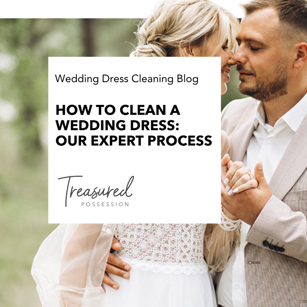 how to clean a wedding dress
