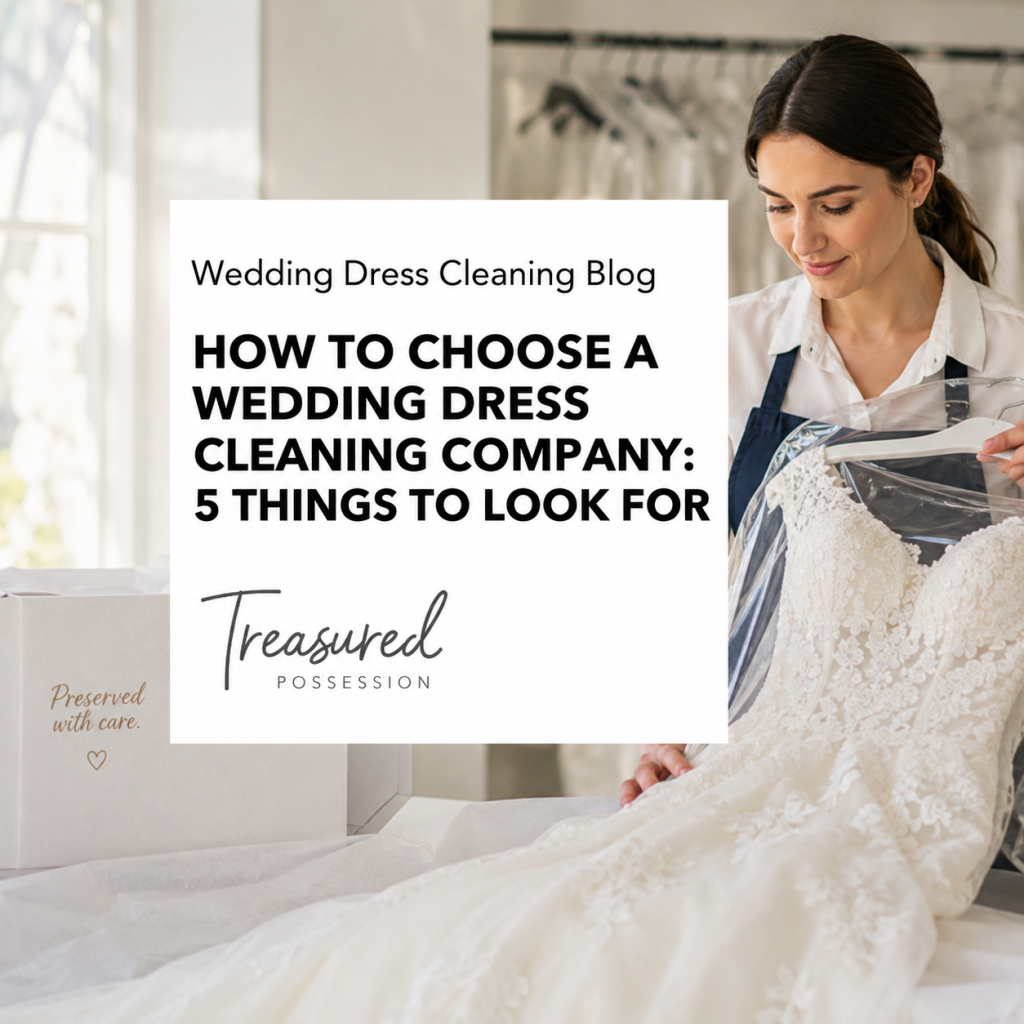 How to Choose a Wedding Dress Cleaning Company